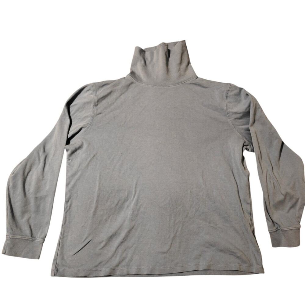 L.L. Bean Turtle Neck Blue Size Large